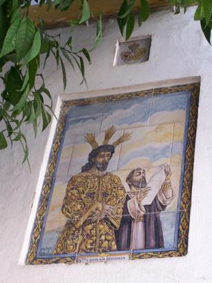 Azulejo Seor de la Sentencia 